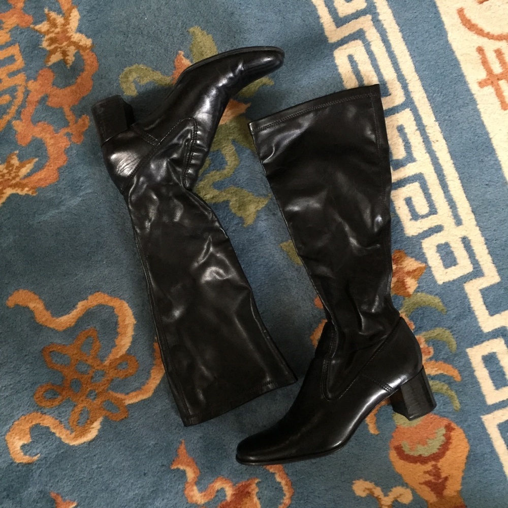 Black Leather Boots